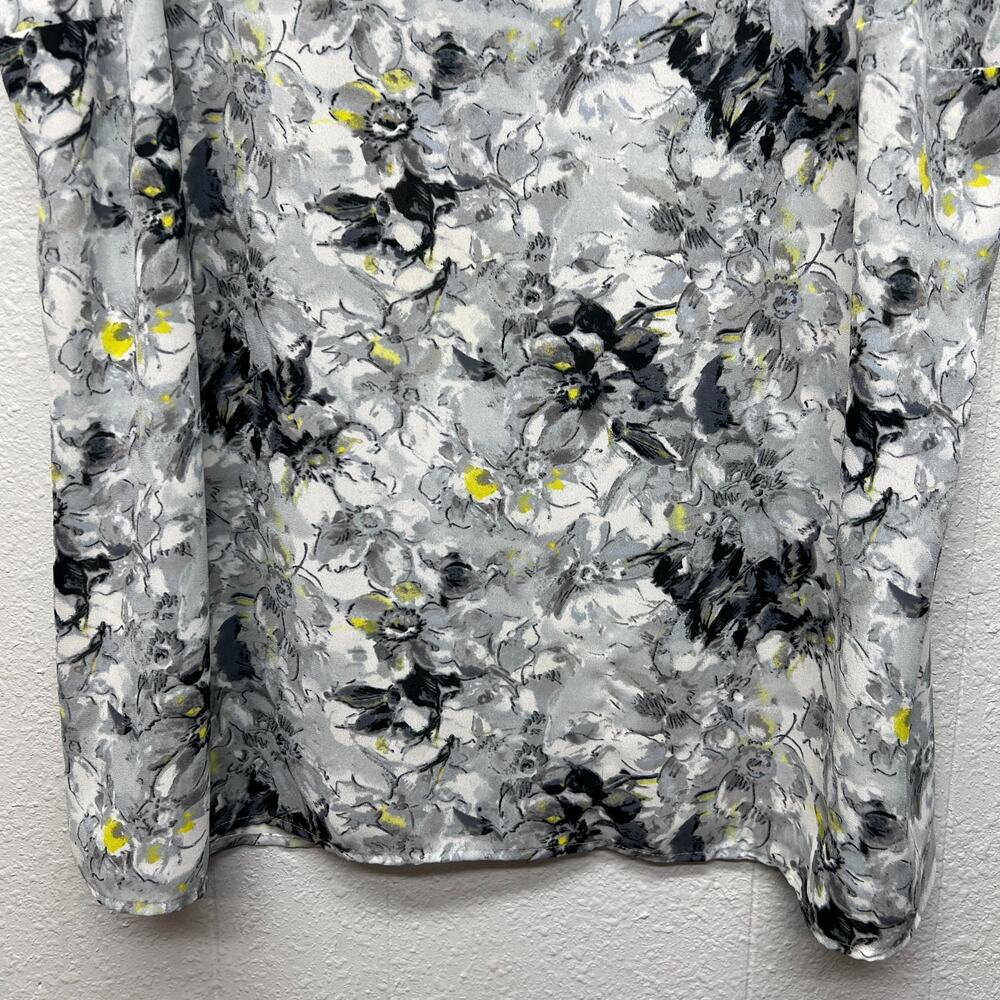 Violet & Claire Top Women 2X Sheer Lightweight Dark Floral Fairy Relaxed Comfort - Picture 4 of 13